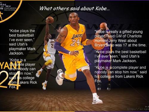 科比的相关资料