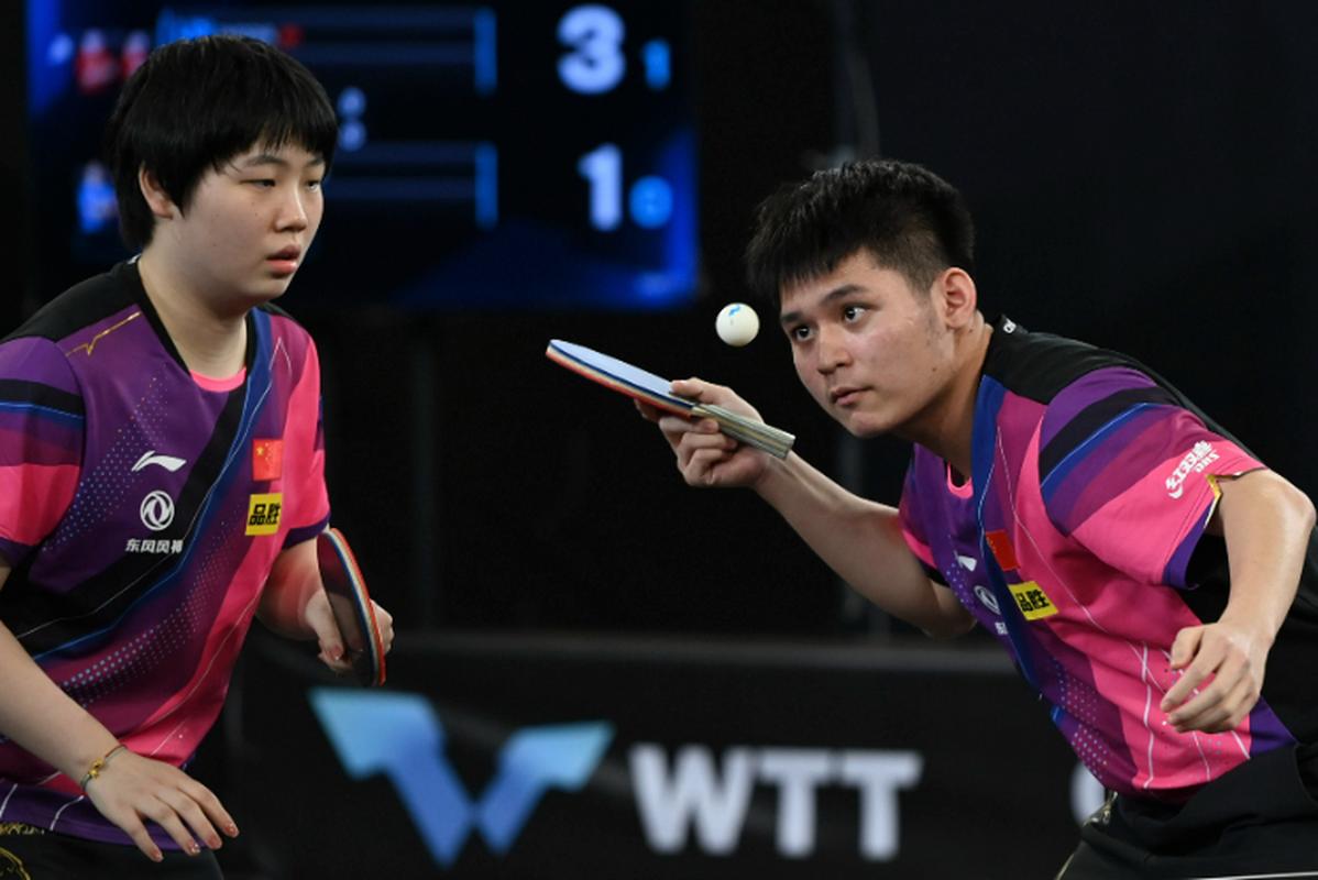 乒乓球混双是哪两个人