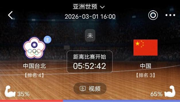 中国vs中华台北男篮历史战绩