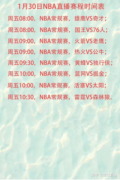 新赛季nba开赛时间几点